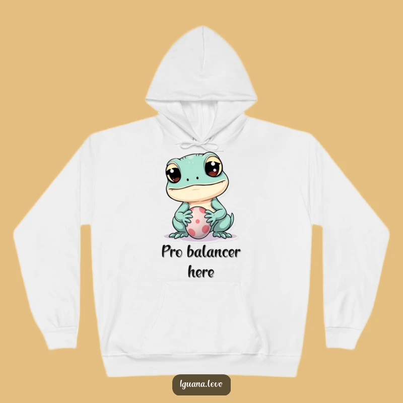 Funny Kawaii Iguana Hoodie: Cozy Up with Adorable Charm and Humorous Style