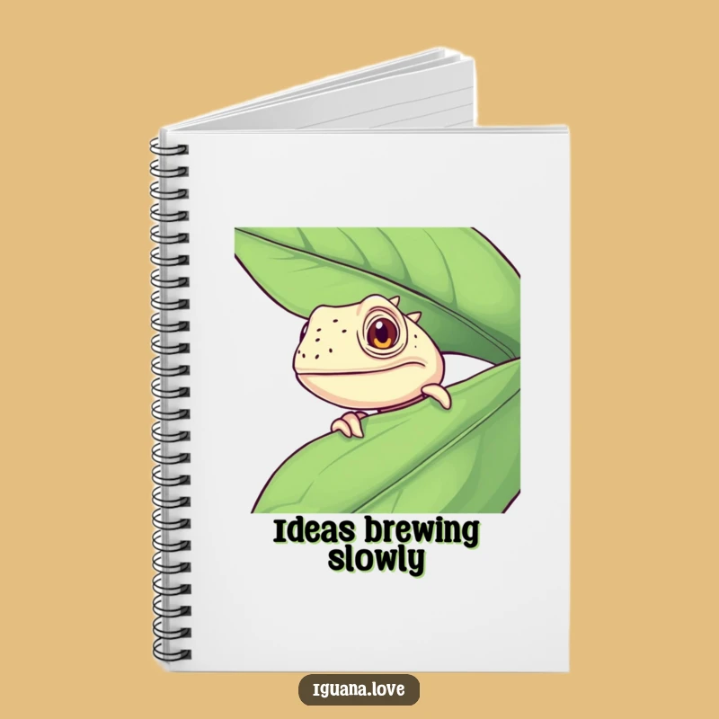 Funny Curious Iguana Notebook - Humorous Reptile Diary for Ideas