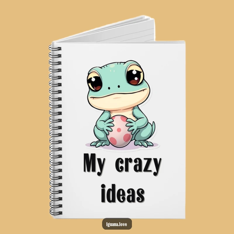 Funny Kawaii Iguana Notebook: Jot Down Ideas with Hilarious Focus