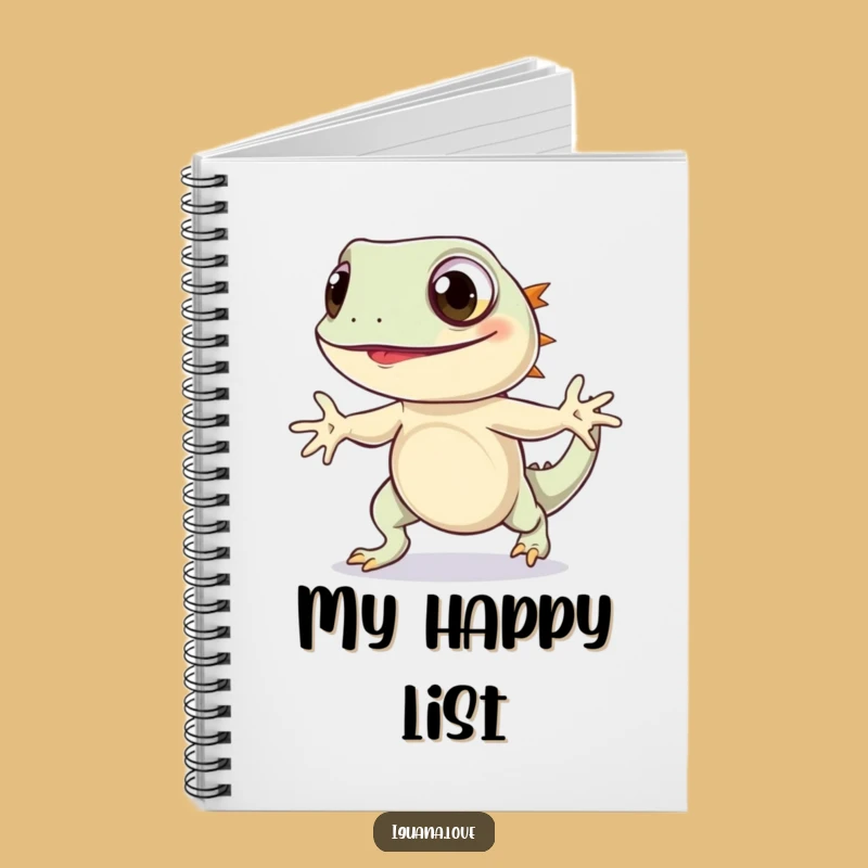 Funny Iguana Hop Notebook: Joyful Jotting, Wide-Eyed Design, Great Funny Gift